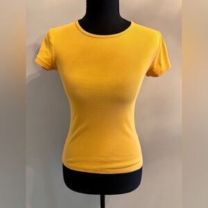 Orange Women's Fitted Top